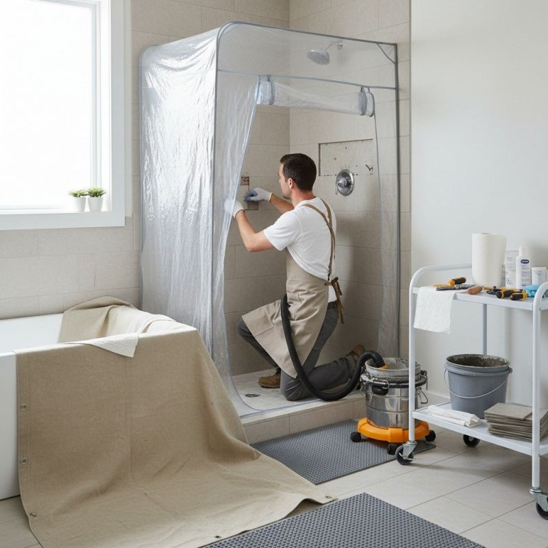 Shower Enclosure Base Repair